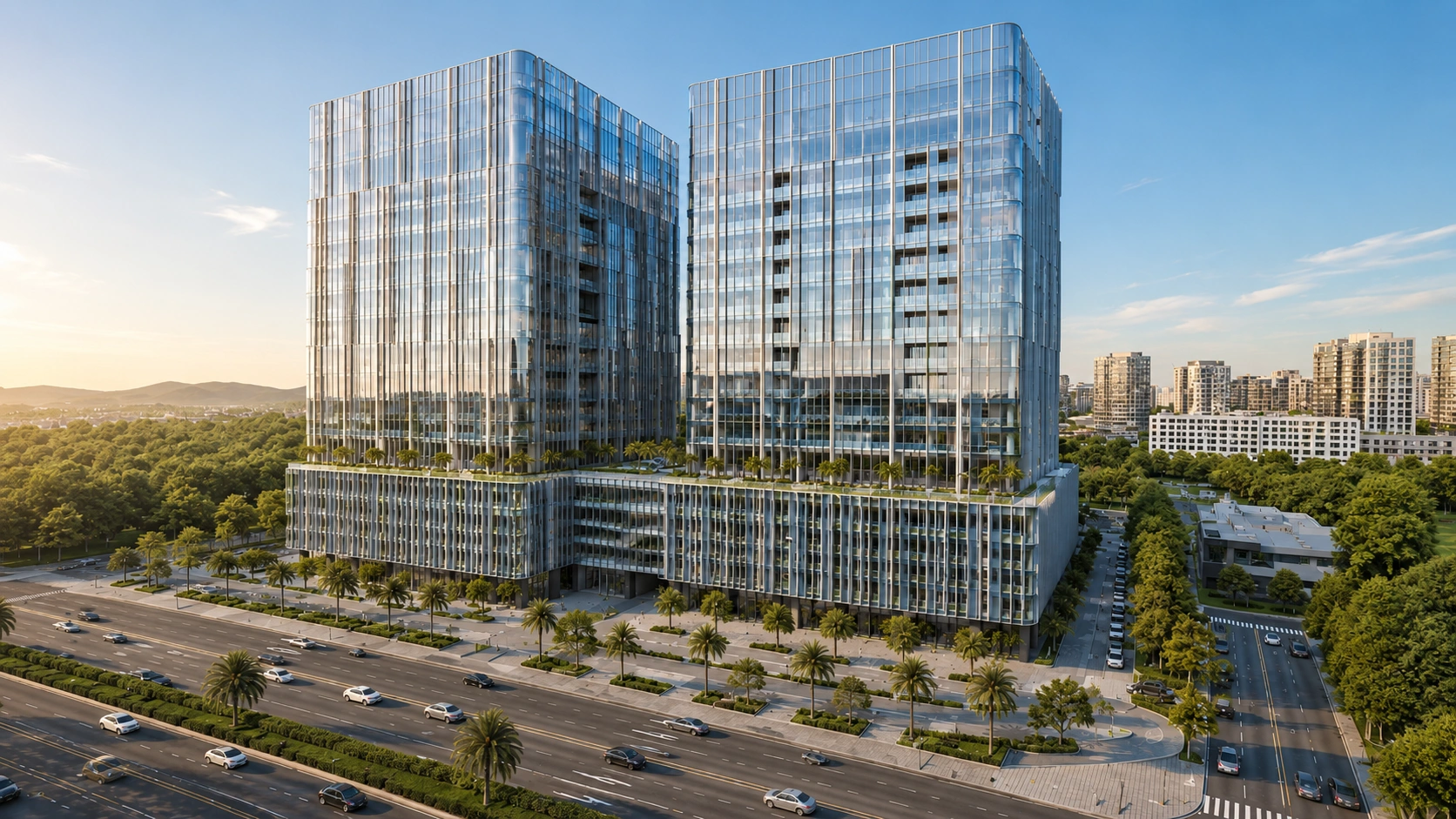 Kamdhenu Business District – amenities